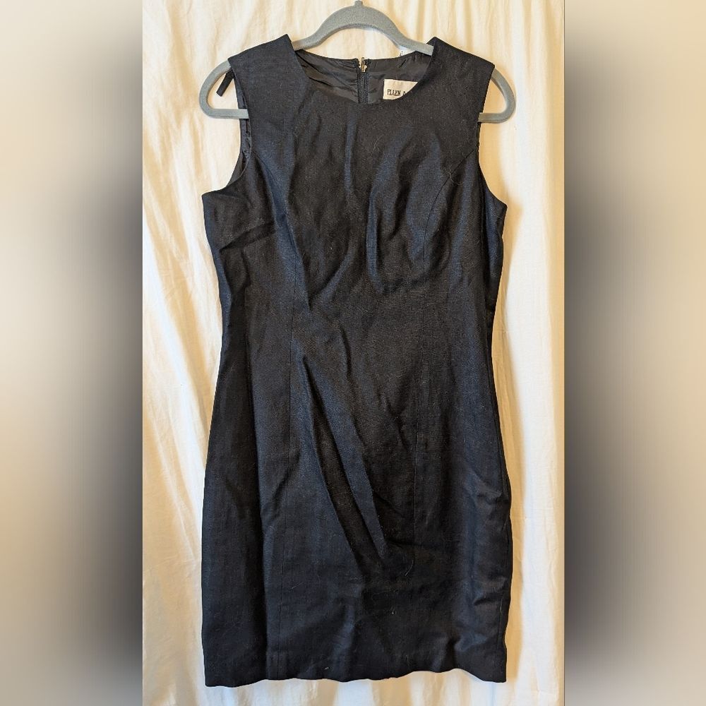 Vintage Ellen Ashley Black Sleeveless Mini Dress